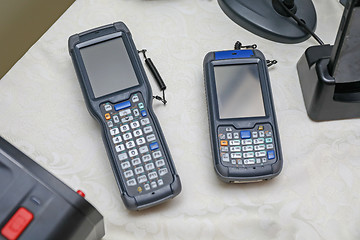 Image showing Two Handheld Computers