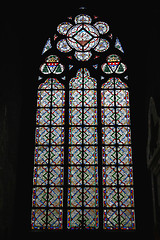 Image showing Stained Window Notre Dame