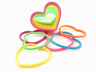 Image showing Hearts and slinky