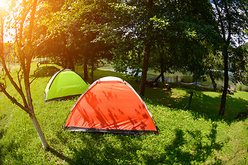 Image showing camp tent