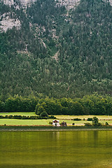 Image showing House on the Bank of Lake