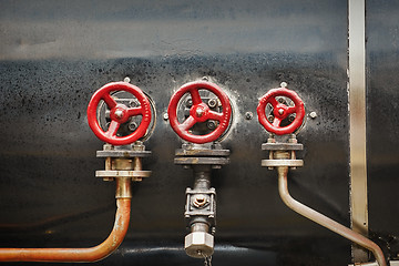 Image showing Valves on the Boiler