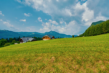 Image showing Settlement in Alps