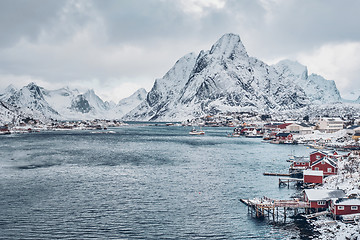 Image showing Reine fishing village, Norway