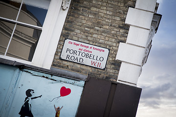 Image showing Portobello Market Road