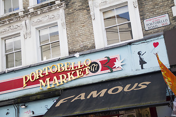 Image showing Portobello Market Road