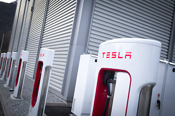 Image showing Tesla Charging Station