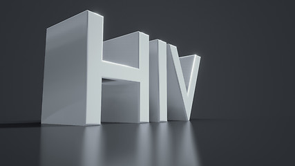 Image showing HIV text AIDS protection information