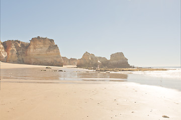 Image showing Beach of Praia da Rocha