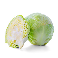 Image showing Fresh brussels sprouts