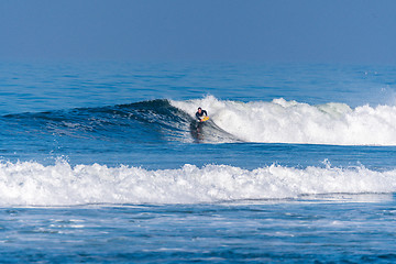 Image showing Bodyboarder in action