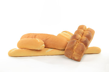 Image showing Pile from Loafs of Special Breads. 