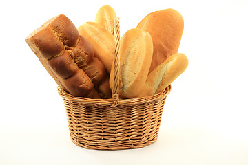 Image showing Loafs of Special Breads in basket. 