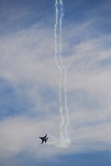 Image showing F16 moving in.