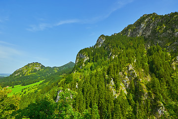 Image showing Rugged Hill in Hohenschwangau