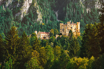 Image showing Hohenschwangau Castle in Germany