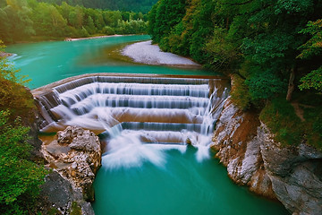 Image showing Lech Falls in Fussen