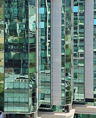 Image showing Office Building Glass