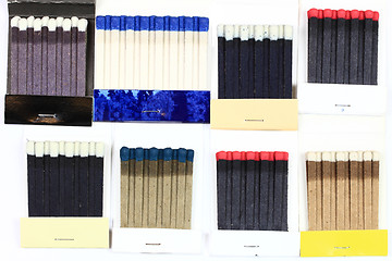 Image showing Group of Matchbooks.