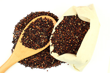 Image showing Black Organic Quinoa. 