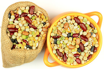 Image showing Soup Mix from fourteen legumes. 