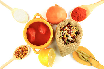 Image showing Products for Cook fourteen mix beans soup. 