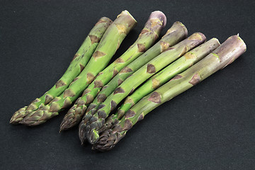 Image showing Group of  asparagus. 