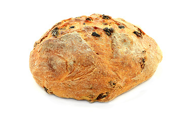 Image showing Loaf Raisin, Honey and Hazelnut Bread.  