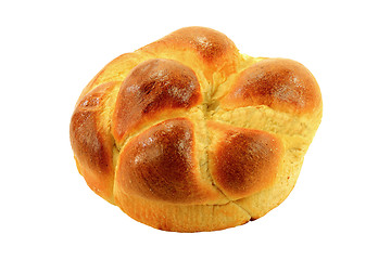 Image showing Traditional for Orthodox Christians sweet Easter Bread. 