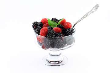 Image showing Berries Fruits Dessert. 