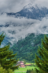 Image showing Alps in Clouds