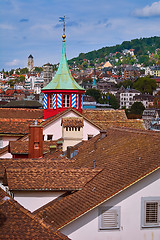 Image showing Roofs of Zurich