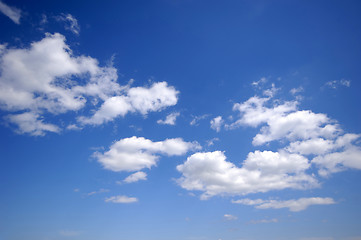 Image showing Blue sky and clouds