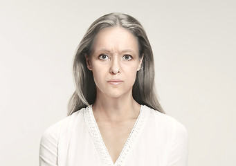 Image showing Portrait of senior woman