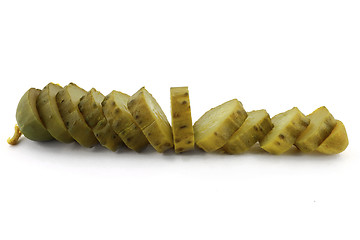 Image showing Sliced Pickle.