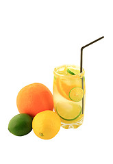 Image showing Citrus Fruits Infused Water. 