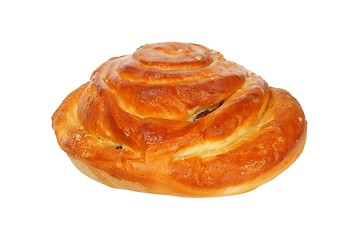 Image showing Sweet bun on white