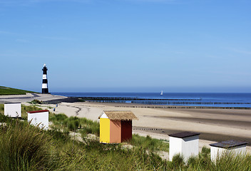 Image showing Breskens Lighthouse in Netherlands