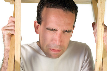 Image showing Terrified Man