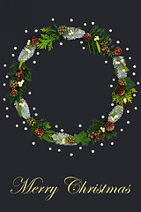 Image showing Merry Christmas Wreath