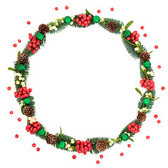 Image showing Christmas Decorative Wreath 