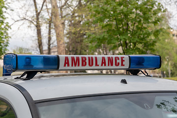 Image showing Ambulance Sign