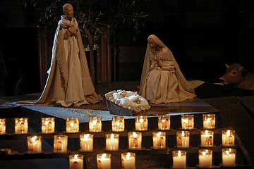 Image showing Nativity Scene Notre Dame