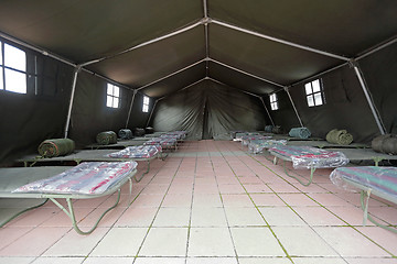 Image showing Tent Beds Emergency