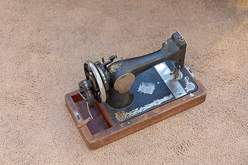 Image showing Vintage Sewing Machine