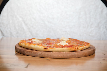 Image showing Cheese Pizza Tray