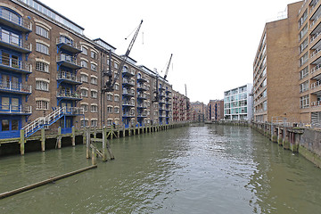 Image showing Wharf in London