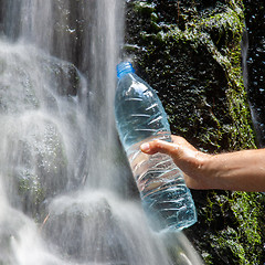 Image showing Mineral water taken in the nature