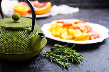 Image showing Tea in teapot