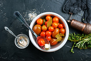 Image showing  pickled tomatoes